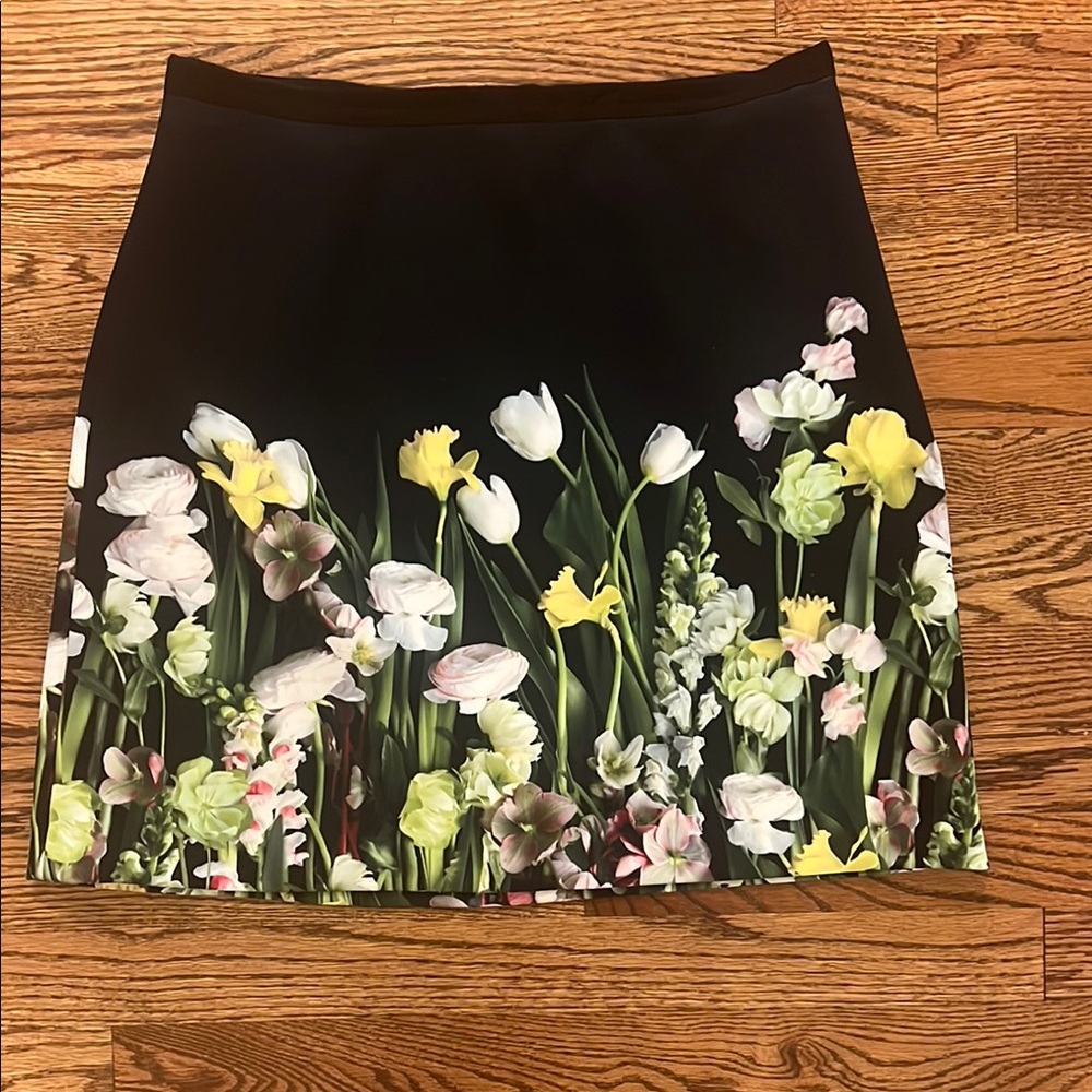 Victoria Beckham for Target Vivid Floral A-Line Mini Skirt